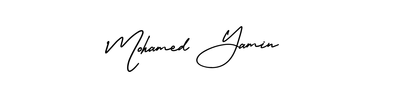 Check out images of Autograph of Mohamed Yamin name. Actor Mohamed Yamin Signature Style. AmerikaSignatureDemo-Regular is a professional sign style online. Mohamed Yamin signature style 3 images and pictures png