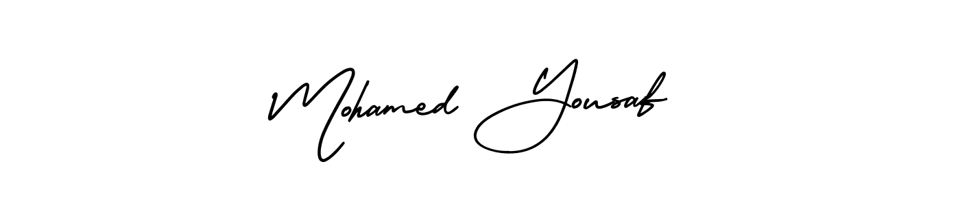 How to Draw Mohamed Yousaf signature style? AmerikaSignatureDemo-Regular is a latest design signature styles for name Mohamed Yousaf. Mohamed Yousaf signature style 3 images and pictures png