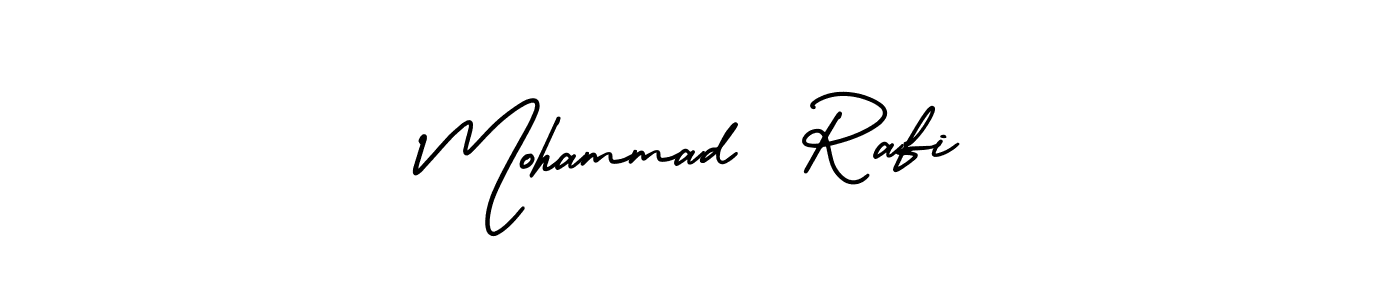 if you are searching for the best signature style for your name Mohammad  Rafi. so please give up your signature search. here we have designed multiple signature styles  using AmerikaSignatureDemo-Regular. Mohammad  Rafi signature style 3 images and pictures png