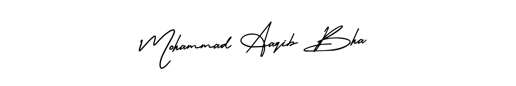 You can use this online signature creator to create a handwritten signature for the name Mohammad Aaqib Bha. This is the best online autograph maker. Mohammad Aaqib Bha signature style 3 images and pictures png