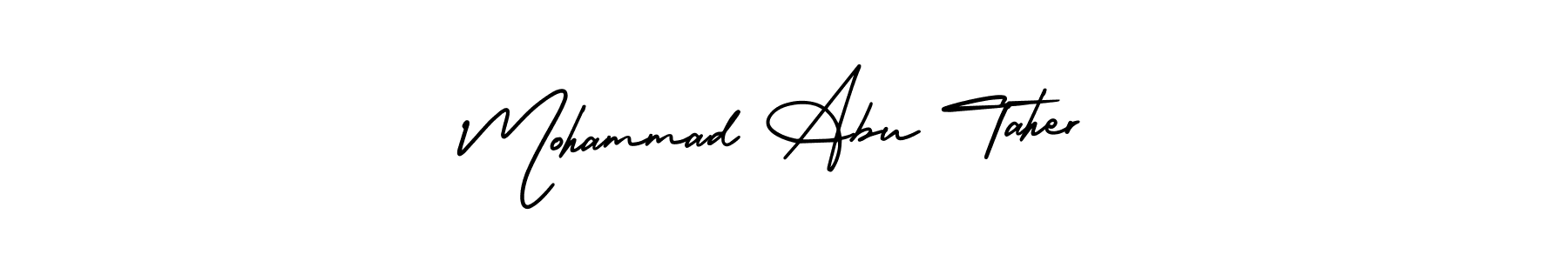Also You can easily find your signature by using the search form. We will create Mohammad Abu Taher name handwritten signature images for you free of cost using AmerikaSignatureDemo-Regular sign style. Mohammad Abu Taher signature style 3 images and pictures png