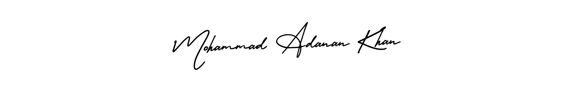 if you are searching for the best signature style for your name Mohammad Adanan Khan. so please give up your signature search. here we have designed multiple signature styles  using AmerikaSignatureDemo-Regular. Mohammad Adanan Khan signature style 3 images and pictures png