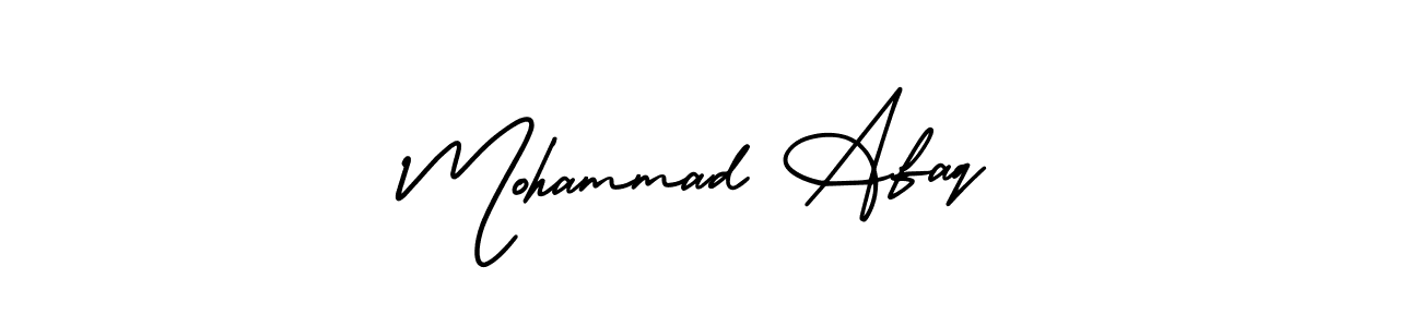 Similarly AmerikaSignatureDemo-Regular is the best handwritten signature design. Signature creator online .You can use it as an online autograph creator for name Mohammad Afaq. Mohammad Afaq signature style 3 images and pictures png