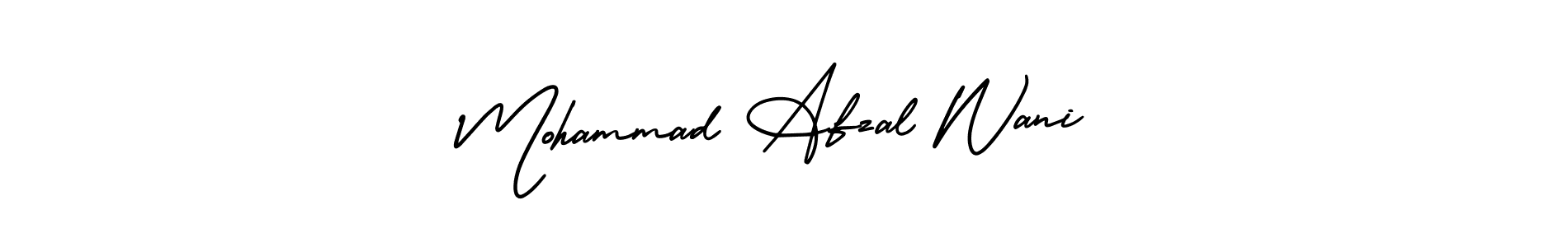 Design your own signature with our free online signature maker. With this signature software, you can create a handwritten (AmerikaSignatureDemo-Regular) signature for name Mohammad Afzal Wani. Mohammad Afzal Wani signature style 3 images and pictures png