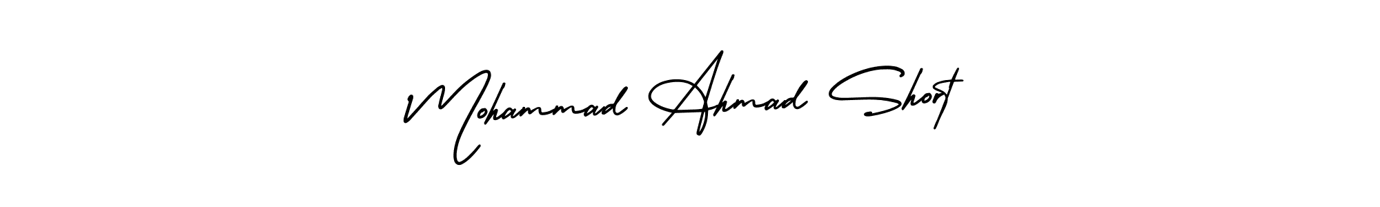 How to Draw Mohammad Ahmad Short signature style? AmerikaSignatureDemo-Regular is a latest design signature styles for name Mohammad Ahmad Short. Mohammad Ahmad Short signature style 3 images and pictures png