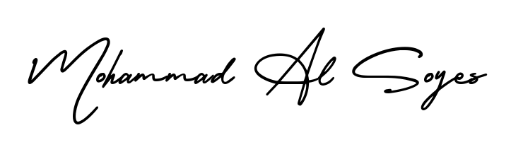 Create a personalized artistic stamp with Mohammad Al Soyes in AmerikaSignatureDemo-Regular font. Perfect for visual artists, designers, and influencers. Mohammad Al Soyes signature style 3 images and pictures png