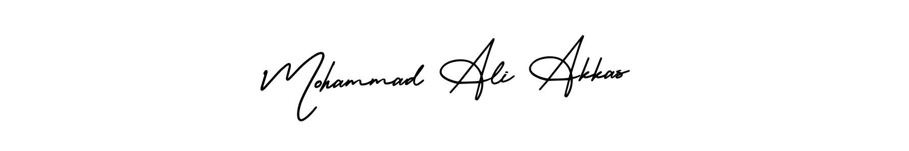 Mohammad Ali Akkas stylish signature style. Best Handwritten Sign (AmerikaSignatureDemo-Regular) for my name. Handwritten Signature Collection Ideas for my name Mohammad Ali Akkas. Mohammad Ali Akkas signature style 3 images and pictures png