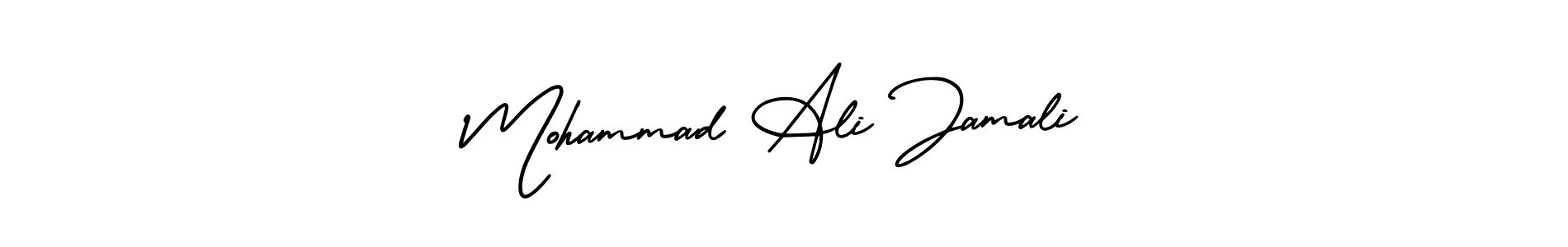Use a signature maker to create a handwritten signature online. With this signature software, you can design (AmerikaSignatureDemo-Regular) your own signature for name Mohammad Ali Jamali. Mohammad Ali Jamali signature style 3 images and pictures png