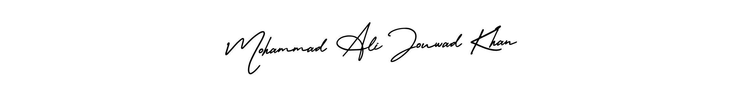 How to make Mohammad Ali Jouwad Khan name signature. Use AmerikaSignatureDemo-Regular style for creating short signs online. This is the latest handwritten sign. Mohammad Ali Jouwad Khan signature style 3 images and pictures png