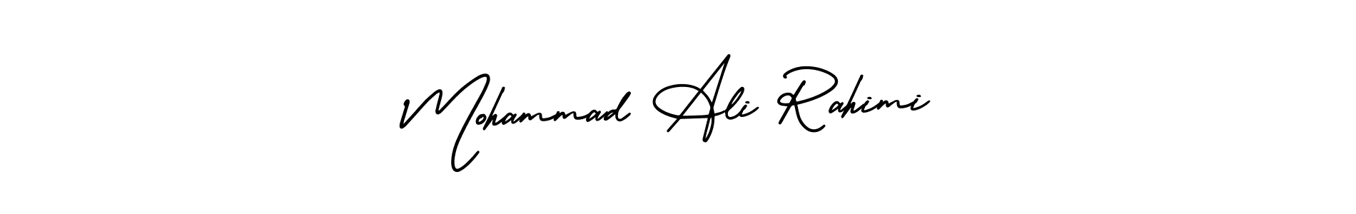 You can use this online signature creator to create a handwritten signature for the name Mohammad Ali Rahimi. This is the best online autograph maker. Mohammad Ali Rahimi signature style 3 images and pictures png