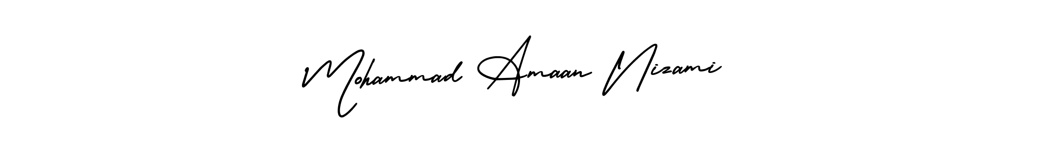 Make a beautiful signature design for name Mohammad Amaan Nizami. Use this online signature maker to create a handwritten signature for free. Mohammad Amaan Nizami signature style 3 images and pictures png