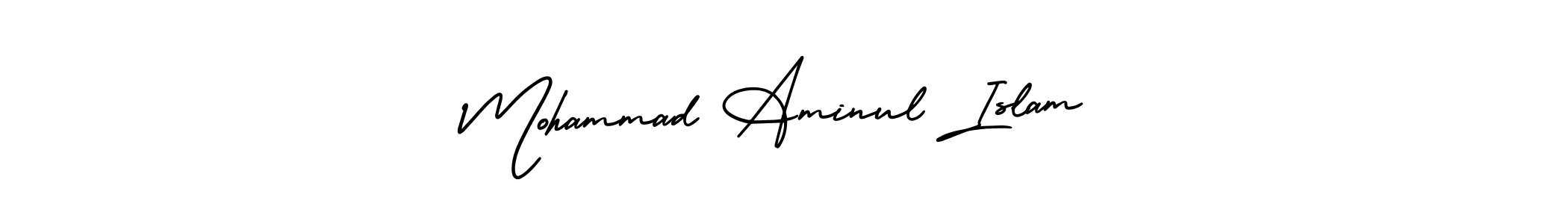 You should practise on your own different ways (AmerikaSignatureDemo-Regular) to write your name (Mohammad Aminul Islam) in signature. don't let someone else do it for you. Mohammad Aminul Islam signature style 3 images and pictures png