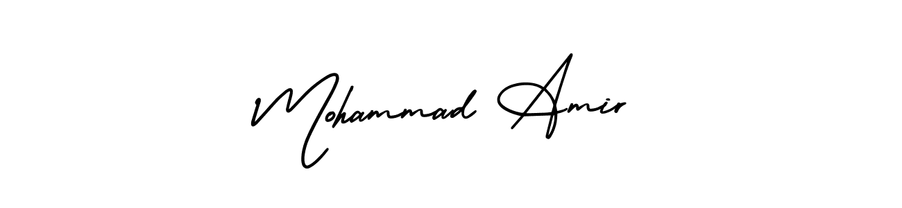 Mohammad Amir stylish signature style. Best Handwritten Sign (AmerikaSignatureDemo-Regular) for my name. Handwritten Signature Collection Ideas for my name Mohammad Amir. Mohammad Amir signature style 3 images and pictures png