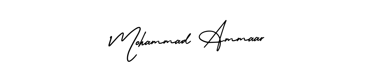 Make a short Mohammad Ammaar signature style. Manage your documents anywhere anytime using AmerikaSignatureDemo-Regular. Create and add eSignatures, submit forms, share and send files easily. Mohammad Ammaar signature style 3 images and pictures png