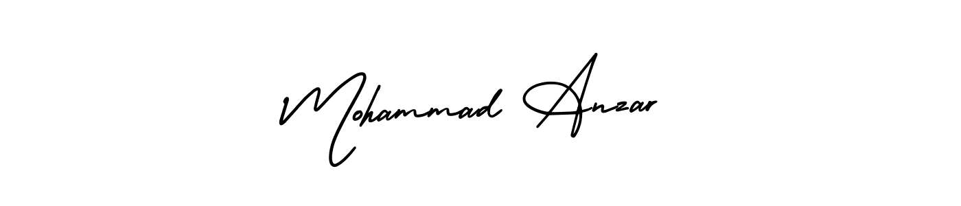 Create a beautiful signature design for name Mohammad Anzar. With this signature (AmerikaSignatureDemo-Regular) fonts, you can make a handwritten signature for free. Mohammad Anzar signature style 3 images and pictures png