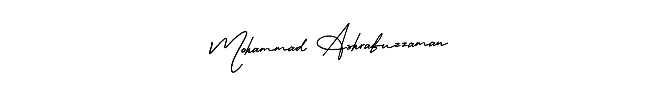 if you are searching for the best signature style for your name Mohammad Ashrafuzzaman. so please give up your signature search. here we have designed multiple signature styles  using AmerikaSignatureDemo-Regular. Mohammad Ashrafuzzaman signature style 3 images and pictures png