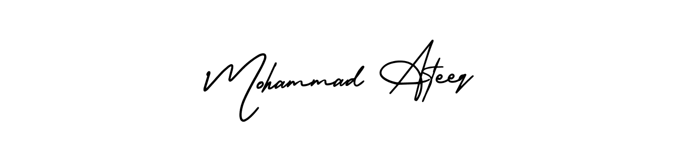 Once you've used our free online signature maker to create your best signature AmerikaSignatureDemo-Regular style, it's time to enjoy all of the benefits that Mohammad Ateeq name signing documents. Mohammad Ateeq signature style 3 images and pictures png