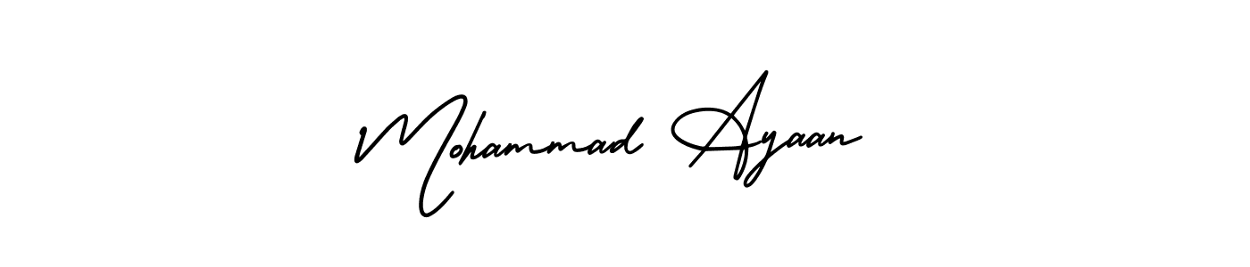 Once you've used our free online signature maker to create your best signature AmerikaSignatureDemo-Regular style, it's time to enjoy all of the benefits that Mohammad Ayaan name signing documents. Mohammad Ayaan signature style 3 images and pictures png