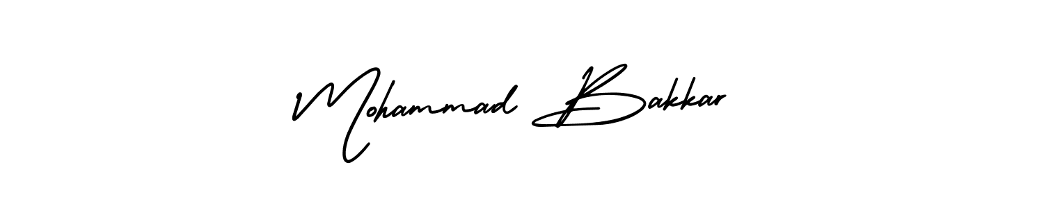 How to make Mohammad Bakkar signature? AmerikaSignatureDemo-Regular is a professional autograph style. Create handwritten signature for Mohammad Bakkar name. Mohammad Bakkar signature style 3 images and pictures png