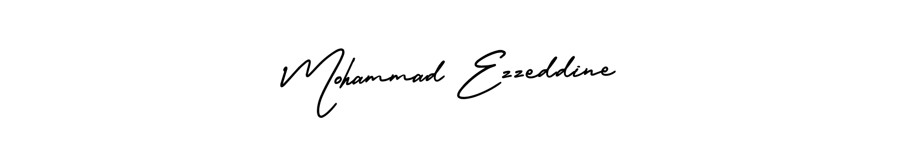 Make a short Mohammad Ezzeddine signature style. Manage your documents anywhere anytime using AmerikaSignatureDemo-Regular. Create and add eSignatures, submit forms, share and send files easily. Mohammad Ezzeddine signature style 3 images and pictures png