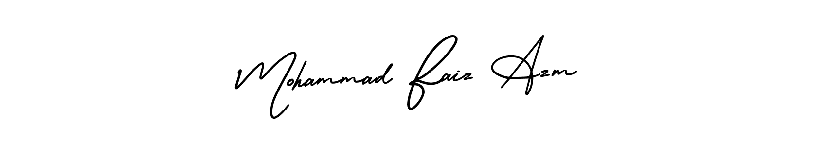 Also we have Mohammad Faiz Azm name is the best signature style. Create professional handwritten signature collection using AmerikaSignatureDemo-Regular autograph style. Mohammad Faiz Azm signature style 3 images and pictures png