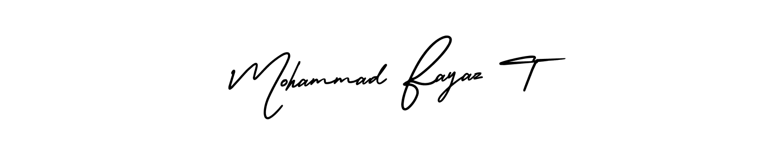 Also we have Mohammad Fayaz T name is the best signature style. Create professional handwritten signature collection using AmerikaSignatureDemo-Regular autograph style. Mohammad Fayaz T signature style 3 images and pictures png
