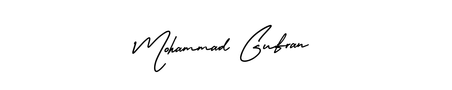 How to Draw Mohammad Gufran signature style? AmerikaSignatureDemo-Regular is a latest design signature styles for name Mohammad Gufran. Mohammad Gufran signature style 3 images and pictures png