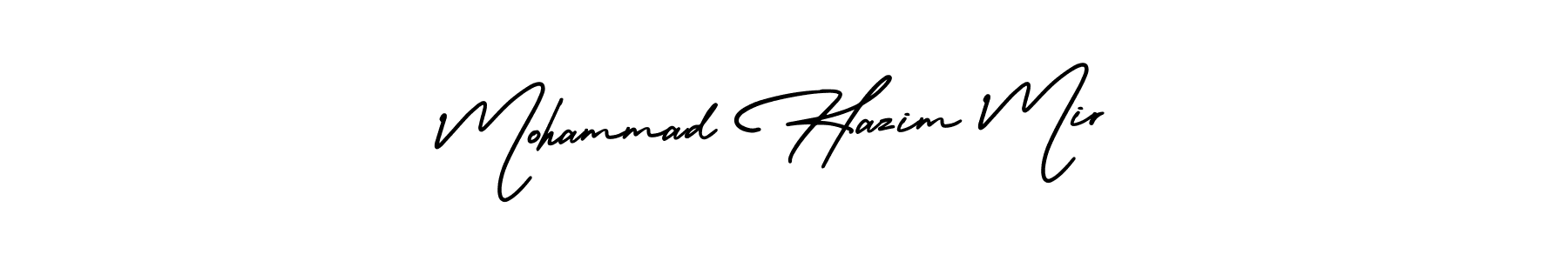Create a beautiful signature design for name Mohammad Hazim Mir. With this signature (AmerikaSignatureDemo-Regular) fonts, you can make a handwritten signature for free. Mohammad Hazim Mir signature style 3 images and pictures png