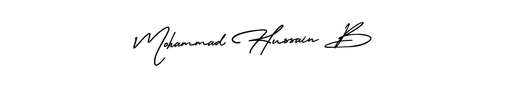 Make a beautiful signature design for name Mohammad Hussain B. Use this online signature maker to create a handwritten signature for free. Mohammad Hussain B signature style 3 images and pictures png