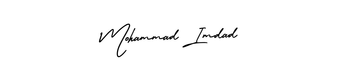 How to Draw Mohammad Imdad signature style? AmerikaSignatureDemo-Regular is a latest design signature styles for name Mohammad Imdad. Mohammad Imdad signature style 3 images and pictures png