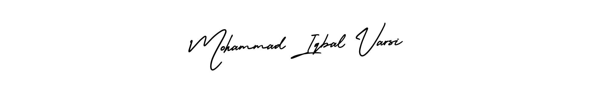 How to make Mohammad Iqbal Varsi signature? AmerikaSignatureDemo-Regular is a professional autograph style. Create handwritten signature for Mohammad Iqbal Varsi name. Mohammad Iqbal Varsi signature style 3 images and pictures png