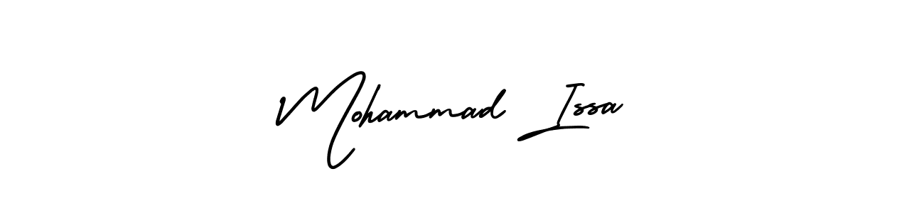 if you are searching for the best signature style for your name Mohammad Issa. so please give up your signature search. here we have designed multiple signature styles  using AmerikaSignatureDemo-Regular. Mohammad Issa signature style 3 images and pictures png