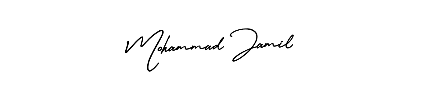 How to make Mohammad Jamil name signature. Use AmerikaSignatureDemo-Regular style for creating short signs online. This is the latest handwritten sign. Mohammad Jamil signature style 3 images and pictures png