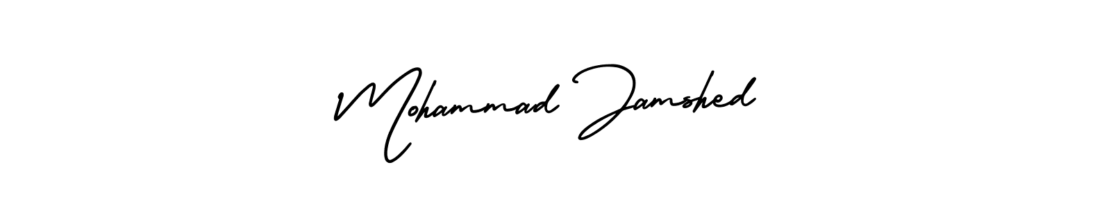 if you are searching for the best signature style for your name Mohammad Jamshed. so please give up your signature search. here we have designed multiple signature styles  using AmerikaSignatureDemo-Regular. Mohammad Jamshed signature style 3 images and pictures png