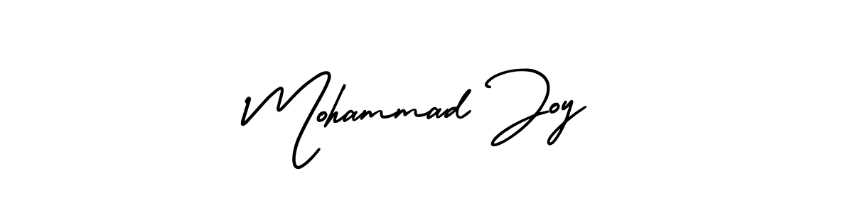 Create a beautiful signature design for name Mohammad Joy. With this signature (AmerikaSignatureDemo-Regular) fonts, you can make a handwritten signature for free. Mohammad Joy signature style 3 images and pictures png