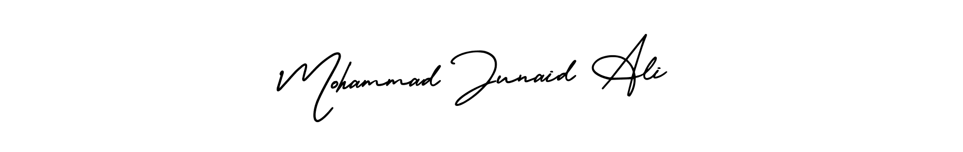How to Draw Mohammad Junaid Ali signature style? AmerikaSignatureDemo-Regular is a latest design signature styles for name Mohammad Junaid Ali. Mohammad Junaid Ali signature style 3 images and pictures png