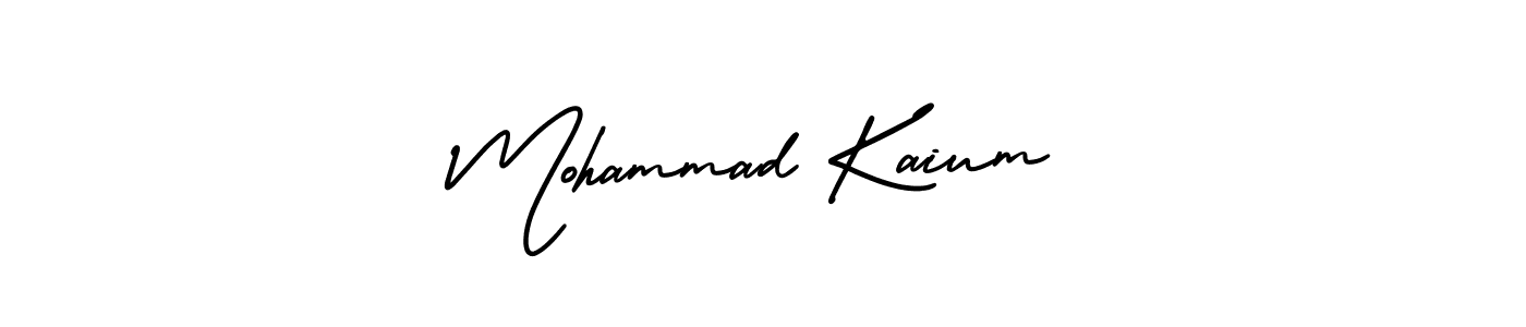 Create a beautiful signature design for name Mohammad Kaium. With this signature (AmerikaSignatureDemo-Regular) fonts, you can make a handwritten signature for free. Mohammad Kaium signature style 3 images and pictures png