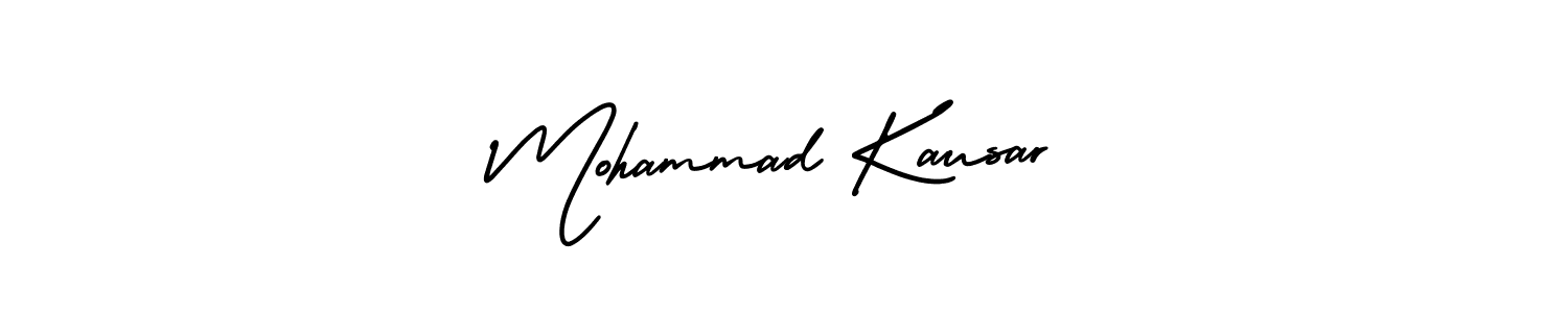 Make a short Mohammad Kausar signature style. Manage your documents anywhere anytime using AmerikaSignatureDemo-Regular. Create and add eSignatures, submit forms, share and send files easily. Mohammad Kausar signature style 3 images and pictures png