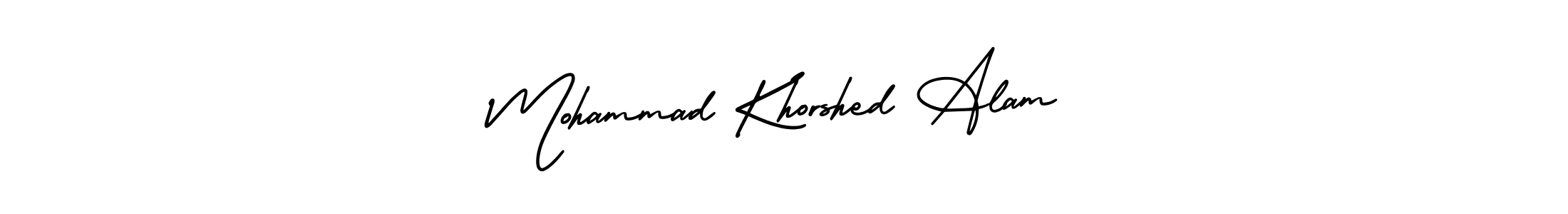 It looks lik you need a new signature style for name Mohammad Khorshed Alam. Design unique handwritten (AmerikaSignatureDemo-Regular) signature with our free signature maker in just a few clicks. Mohammad Khorshed Alam signature style 3 images and pictures png