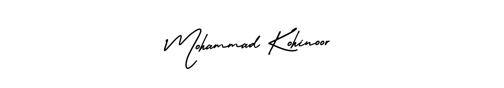Design your own signature with our free online signature maker. With this signature software, you can create a handwritten (AmerikaSignatureDemo-Regular) signature for name Mohammad Kohinoor. Mohammad Kohinoor signature style 3 images and pictures png