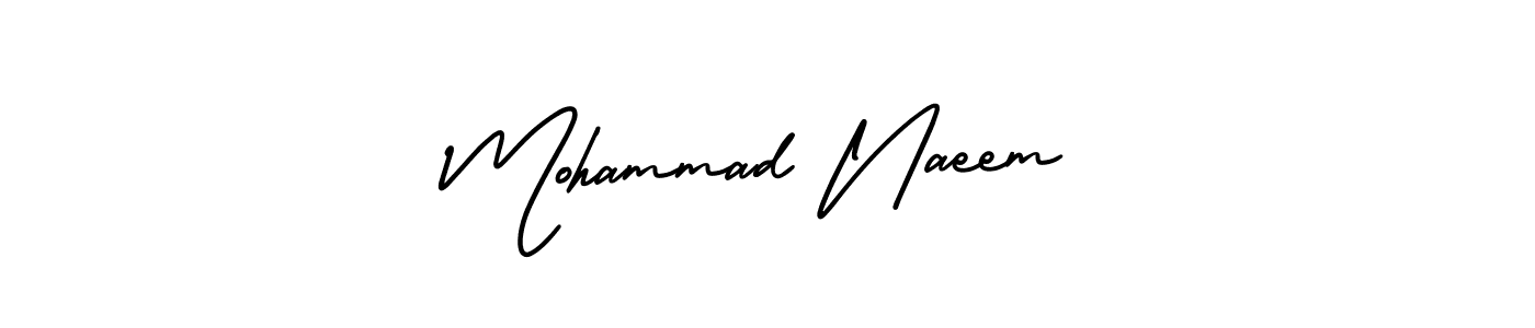 Use a signature maker to create a handwritten signature online. With this signature software, you can design (AmerikaSignatureDemo-Regular) your own signature for name Mohammad Naeem. Mohammad Naeem signature style 3 images and pictures png