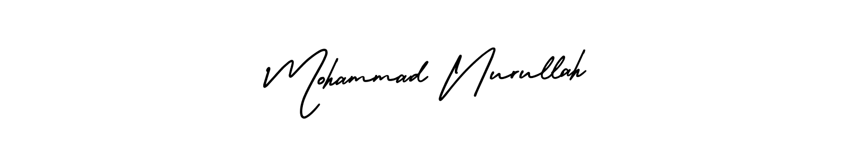 Best and Professional Signature Style for Mohammad Nurullah. AmerikaSignatureDemo-Regular Best Signature Style Collection. Mohammad Nurullah signature style 3 images and pictures png