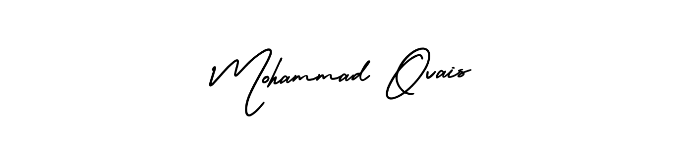 if you are searching for the best signature style for your name Mohammad Ovais. so please give up your signature search. here we have designed multiple signature styles  using AmerikaSignatureDemo-Regular. Mohammad Ovais signature style 3 images and pictures png