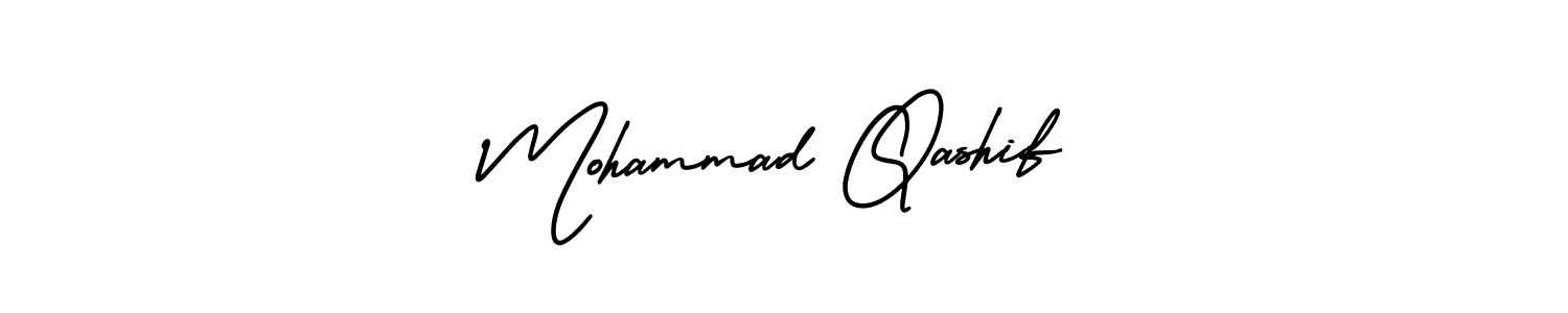 It looks lik you need a new signature style for name Mohammad Qashif. Design unique handwritten (AmerikaSignatureDemo-Regular) signature with our free signature maker in just a few clicks. Mohammad Qashif signature style 3 images and pictures png