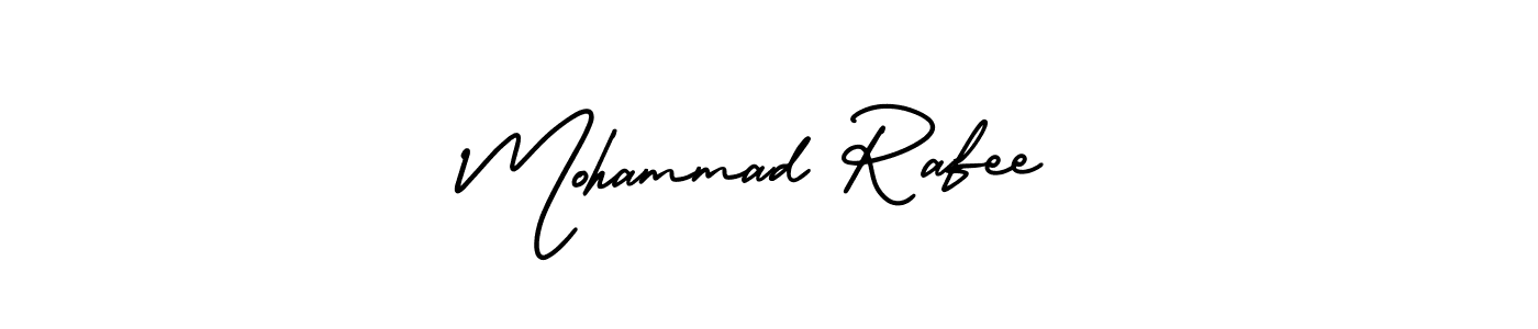 How to make Mohammad Rafee name signature. Use AmerikaSignatureDemo-Regular style for creating short signs online. This is the latest handwritten sign. Mohammad Rafee signature style 3 images and pictures png