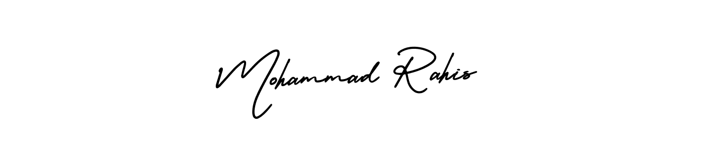It looks lik you need a new signature style for name Mohammad Rahis. Design unique handwritten (AmerikaSignatureDemo-Regular) signature with our free signature maker in just a few clicks. Mohammad Rahis signature style 3 images and pictures png