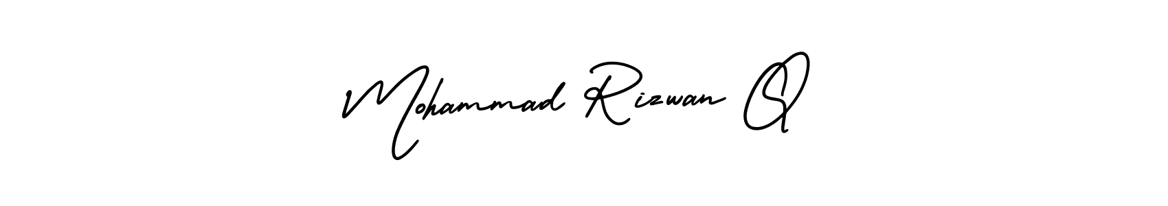 How to make Mohammad Rizwan Q signature? AmerikaSignatureDemo-Regular is a professional autograph style. Create handwritten signature for Mohammad Rizwan Q name. Mohammad Rizwan Q signature style 3 images and pictures png