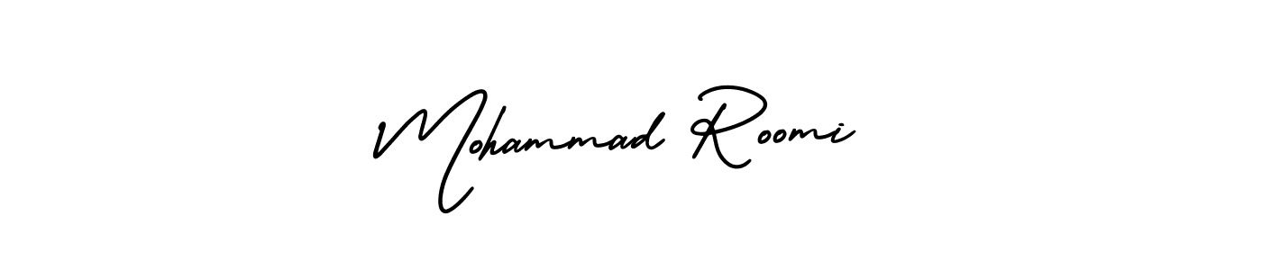 Once you've used our free online signature maker to create your best signature AmerikaSignatureDemo-Regular style, it's time to enjoy all of the benefits that Mohammad Roomi name signing documents. Mohammad Roomi signature style 3 images and pictures png