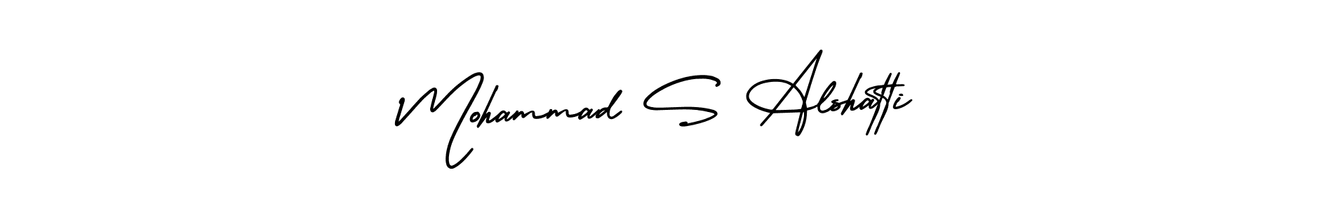 How to Draw Mohammad S Alshatti signature style? AmerikaSignatureDemo-Regular is a latest design signature styles for name Mohammad S Alshatti. Mohammad S Alshatti signature style 3 images and pictures png