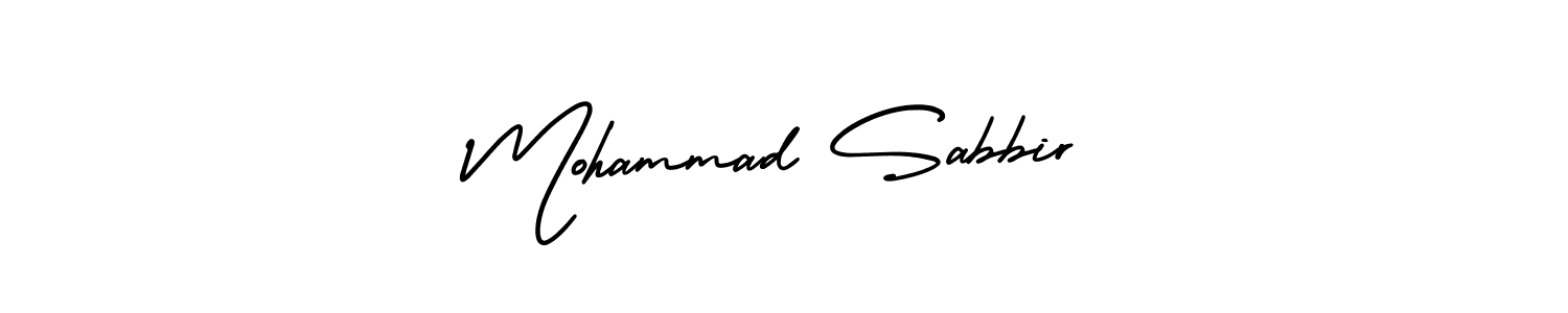 Use a signature maker to create a handwritten signature online. With this signature software, you can design (AmerikaSignatureDemo-Regular) your own signature for name Mohammad Sabbir. Mohammad Sabbir signature style 3 images and pictures png